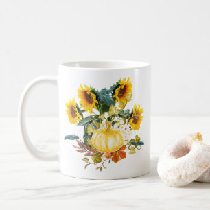Tasse à café Récolte d'automne Citrouille et Tourn