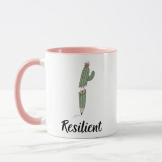 Tasse à café Résilient Cactus | Cadeau Inspirant