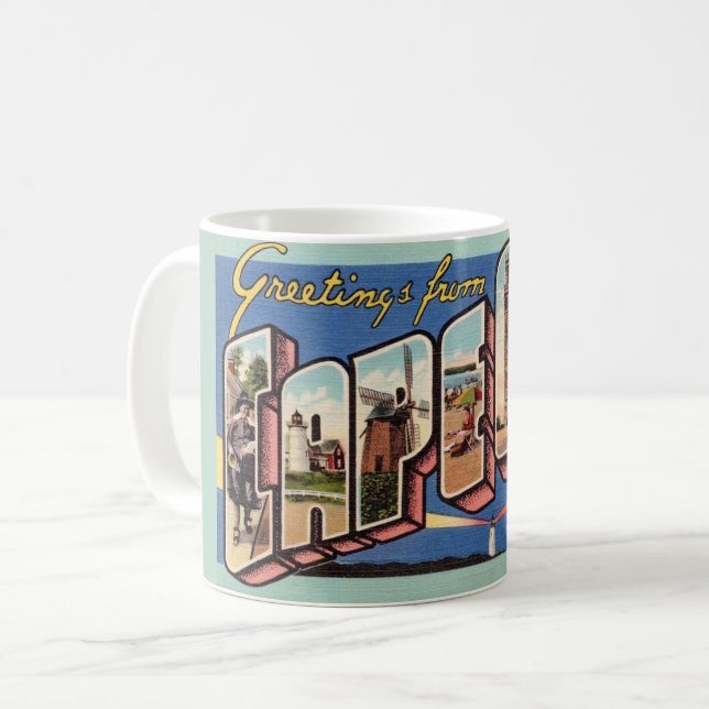 Tasse à café Rétro Cape Cod (Devant gauche)