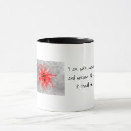 Tasse à café Root Chakra avec affirmations
