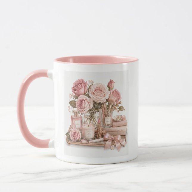 Tasse à café Rose Blush (Gauche)