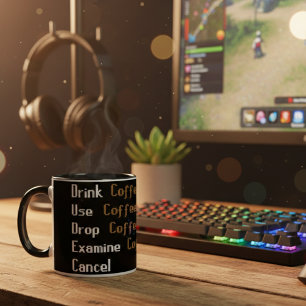 Tasse à café Runescape – Cadeau pour joueur, thé e