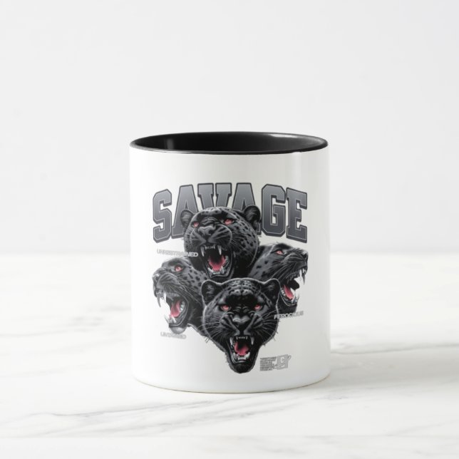 Tasse à café Savage Gorilla Alpha Mindset (Centre)