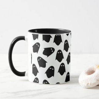 Tasse à café silhouette motif Ghosts