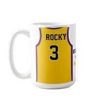 Tasse à café sur le thème du basketball