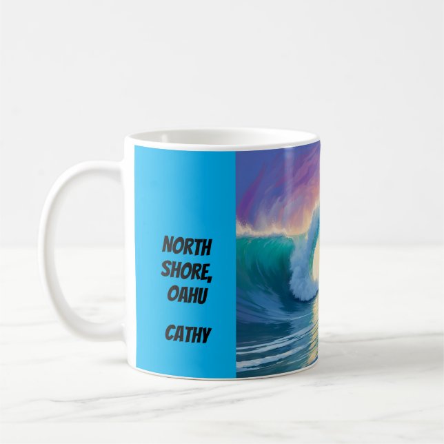 Tasse à café surf (Gauche)