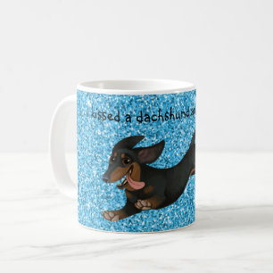 Tasse à café teckel dessin de chien wiener cadeau