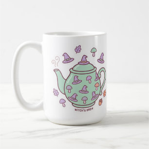 Tasse à café Théière Brûlage de Sorcière Pastel Ka