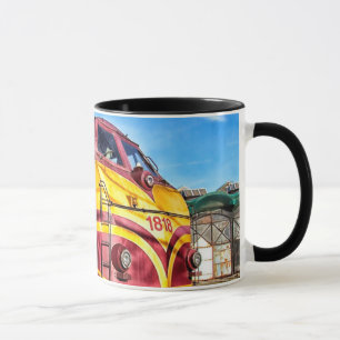 Tasse à café Train à moteur à vapeur Locomotive An