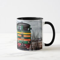 Tasse à café Train à vapeur Locomotive Antique