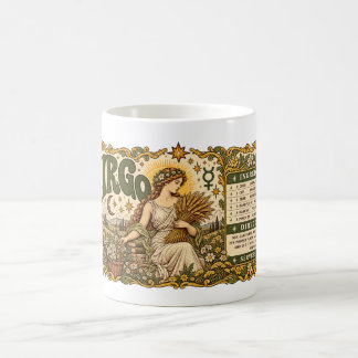 Tasse à café Vierge – Art Zodiaque de la Récolte V