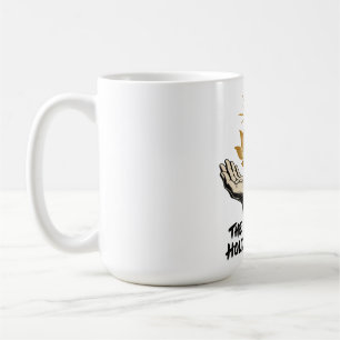 Tasse à café Zen Lotus Doré Mains Ouvertes