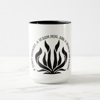 Tasse à citation noir et blanc