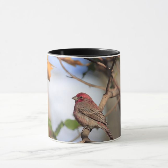 Tasse à deux tons avec photo d'une finition maison (Centre)