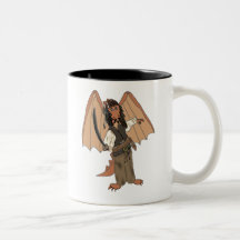 Tasse à deux tons de dragon de pirate