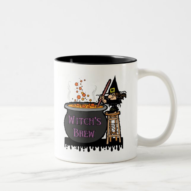 Tasse à deux tons du Brew de la sorcière (Droit)