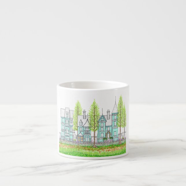 Tasse à expresso d'architecture (Devant)