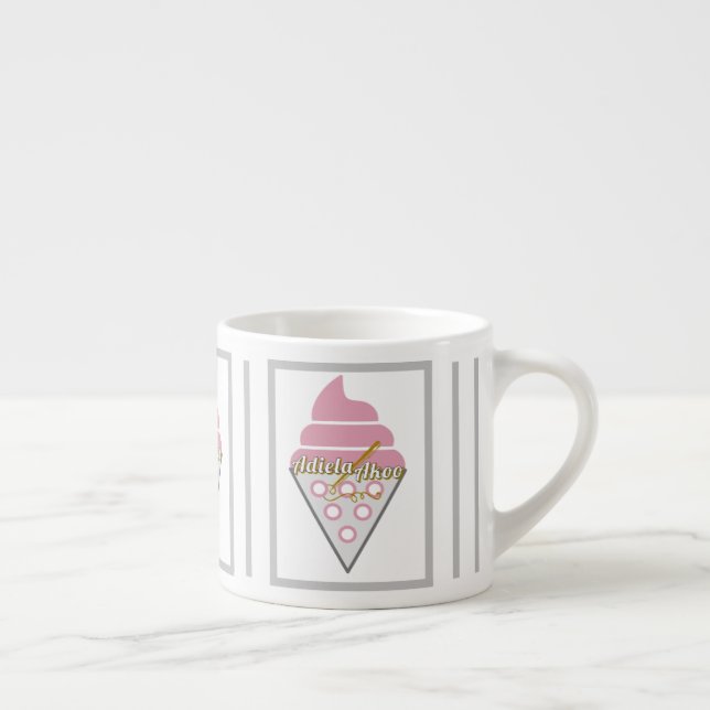 Tasse à expresso Irresistible Ice Cream par Adiela (Droite)