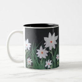 tasse à fleurs peintes