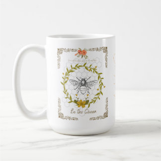 Tasse à genoux de l'abeille