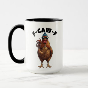 Tasse à humour de coq personnalisée - Flippin Quot