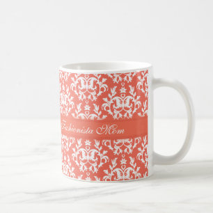 Tasse à la mode d'emberglow de damassé de maman de