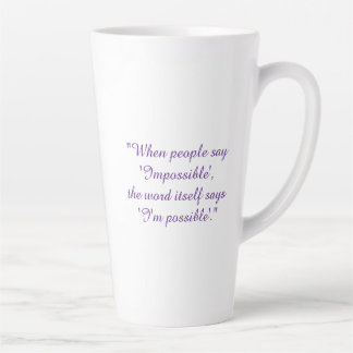 Tasse à latte