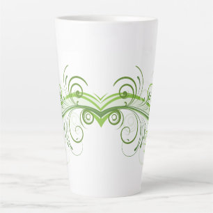 Tasse à latte élégante de 17 oz avec art graphique