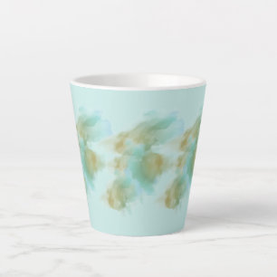 Tasse à latte vert pastel – Design minimaliste élé