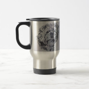 Tasse à l'encre de voyage de Yorkshire Terrier