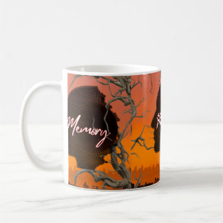 Tasse à l'esthétique vintage "Mémoire" silhouette