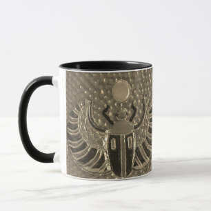 Tasse à motif de carreaux de Scarabée ailé 2