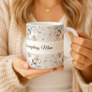 Tasse à motif floral personnalisé de style Chinois