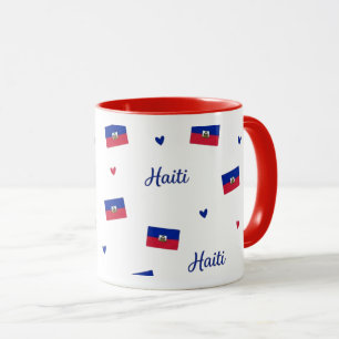 Tasse à motif Haïti Roots   Drapeau des Caraïbes
