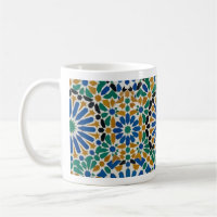 Tasse à motif marocain Benzaq Zellige