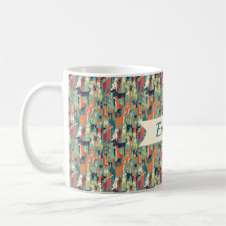 Tasse à motif personnalisé au nom de l'amateur de 