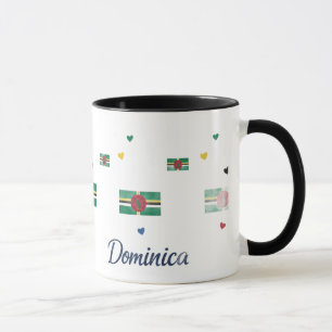Tasse à motif Roots de la Dominique Drapeau des