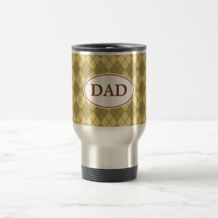 Tasse à motifs de losanges de papa
