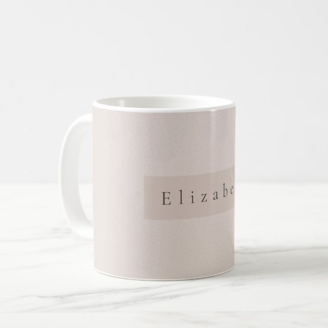 Tasse à nom moderne (Devant gauche)