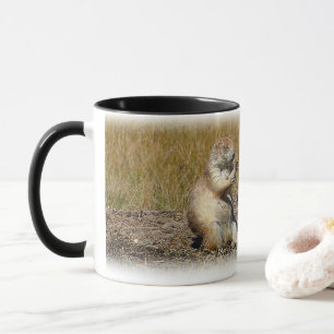 Tasse à queue noire de chien de prairie