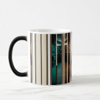 Tasse à rayures triples célestes modernes changean