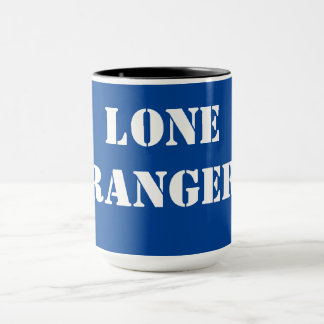 Tasse à sonnerie Lone Ranger noire 15 oz