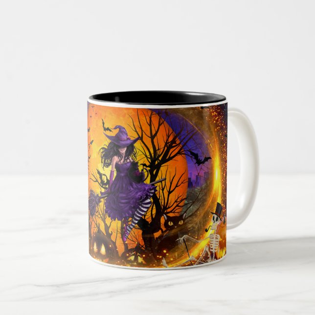 Tasse à sorcière éffrayante (Devant droit)