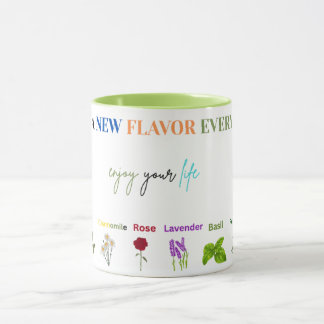 Tasse à thé « Essayez une nouvelle saveur chaque j