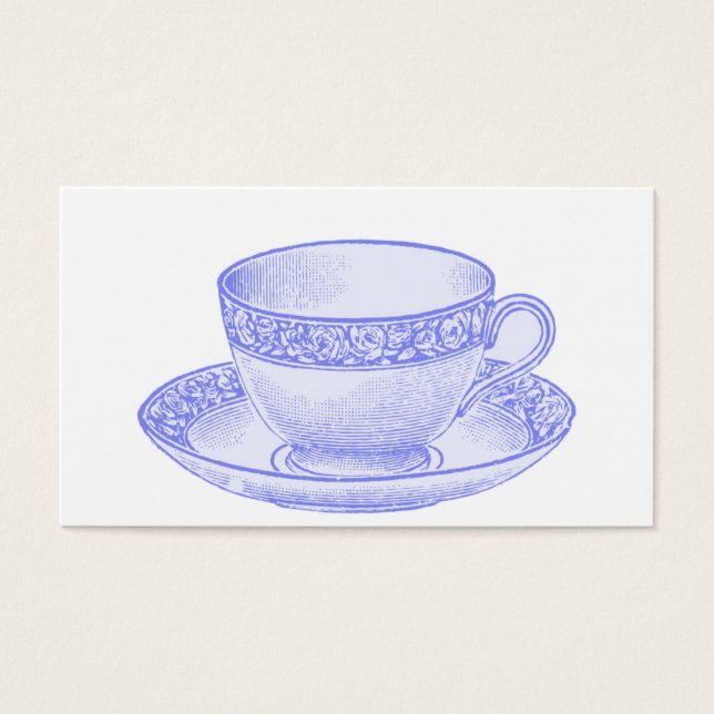 Tasse à thé violette (Devant)