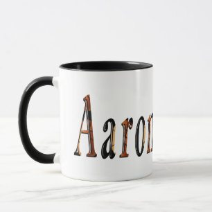 Tasse Aaron Boys Nom Logo,