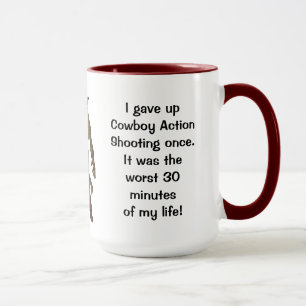 Tasse Abandonner les tirs humoristiques