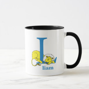 Tasse ABC du Dr Seuss : Lettre L - Bleu  Ajouter votre n