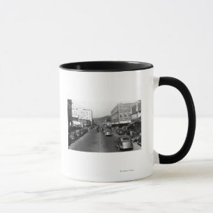 Tasse Aberdeen, WA - vue de rue de Wishkan du centre