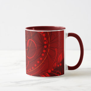 Tasse abrégé sur rouge
